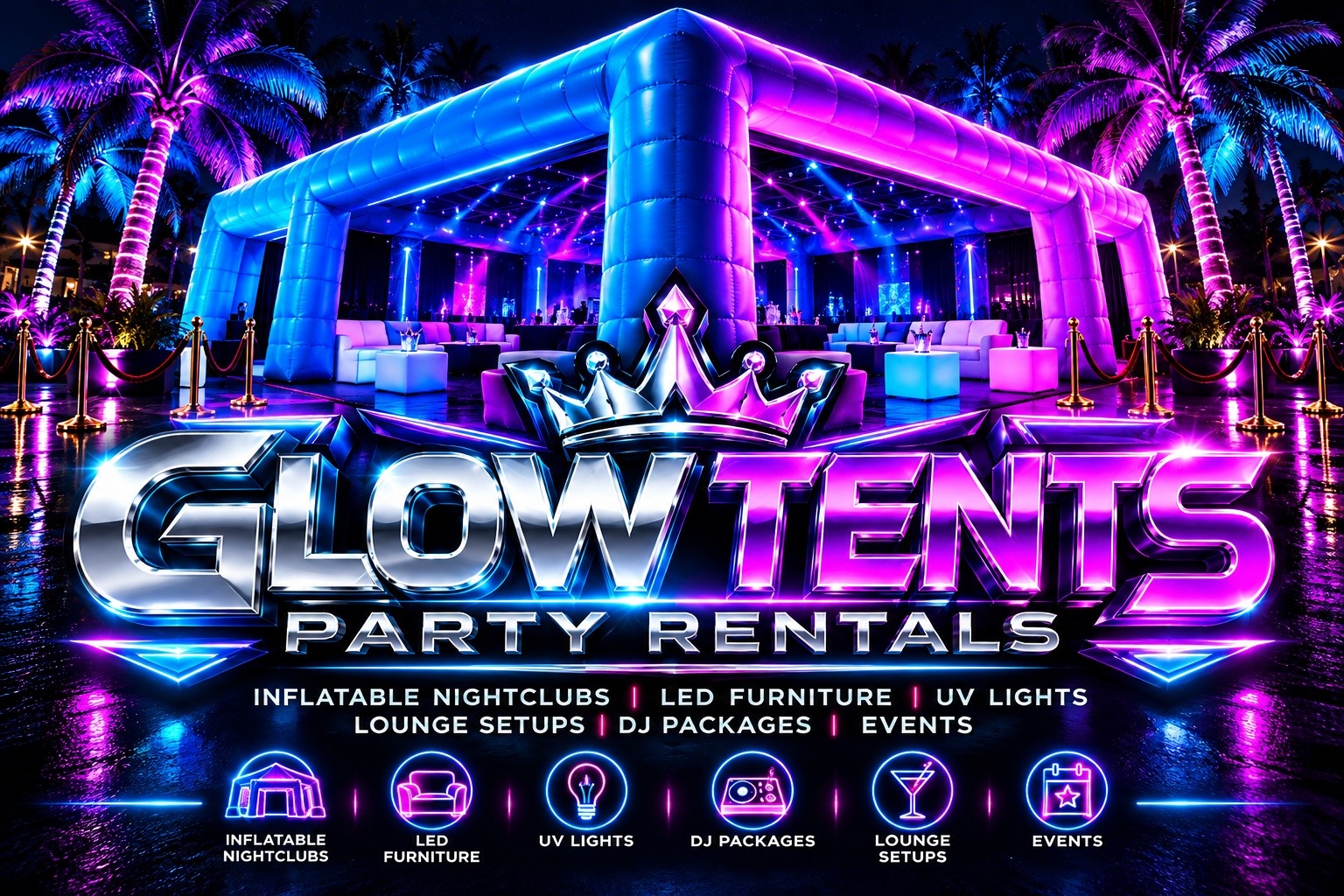 Glow Tents Party Rentals